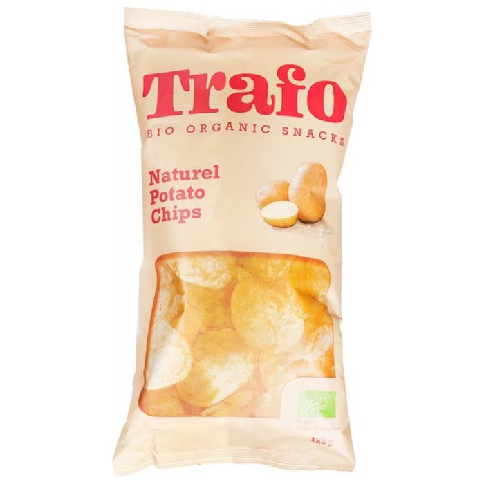 Trafo - Organic Crisps, Salted 125g Pack of 12