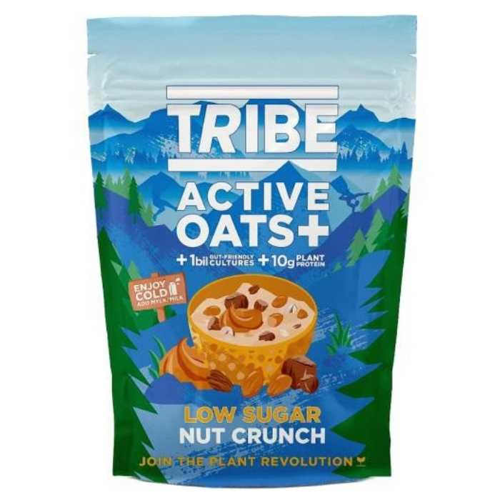 Tribe - Active Oats+ Pouch Low Sugar Nut Crunch