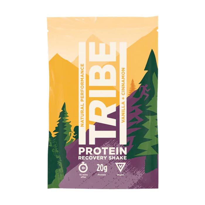 Tribe - Protein Shake Sachet - Vanilla + Cinnamon, 12x38g 