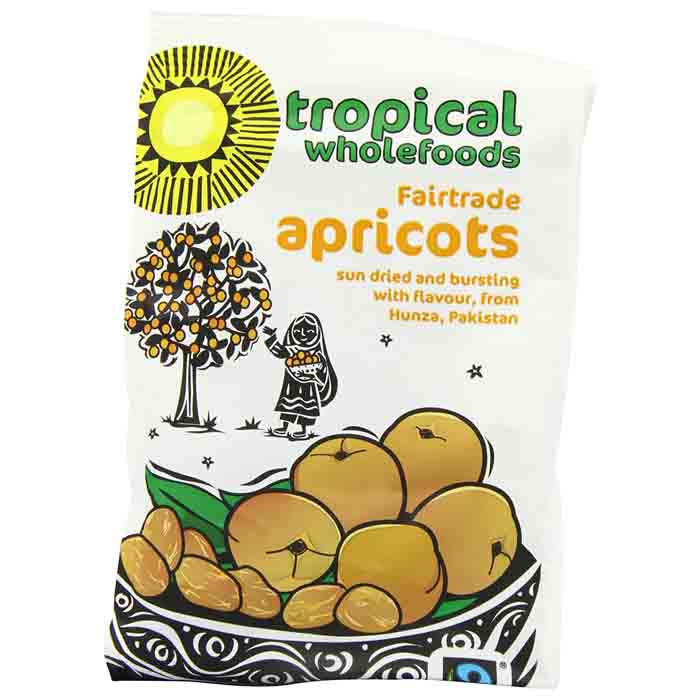 Tropical - Wholefoods Sun Dried Fruit - Apricot, 125g