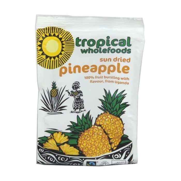 Tropical - Wholefoods Sun Dried Fruit - Pineapple Fairtrade, 100g