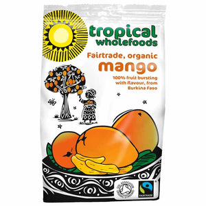 Tropical Wholefoods - Organic Sun Dried Mango, 100g | Multiple Options
