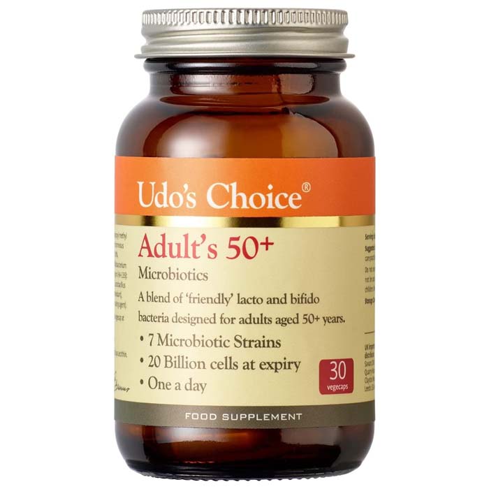 Udo's Choice - Adult's 50+ Microbiotics, 30 Capsules
