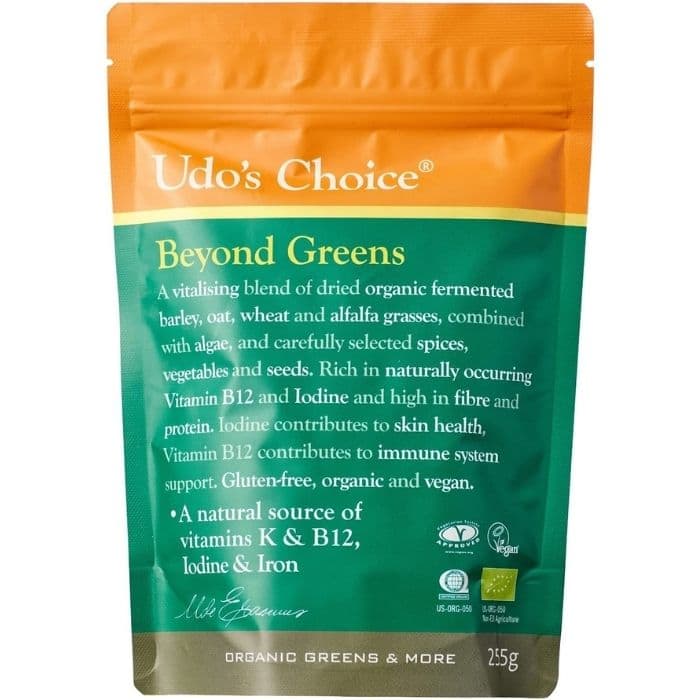 Udo's Choice - Beyond Greens: Vegan Super Greens Powder, 255g