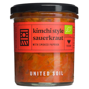 United Soil - Organic Kimchi Style Sauerkraut Smoked Paprika, 290g