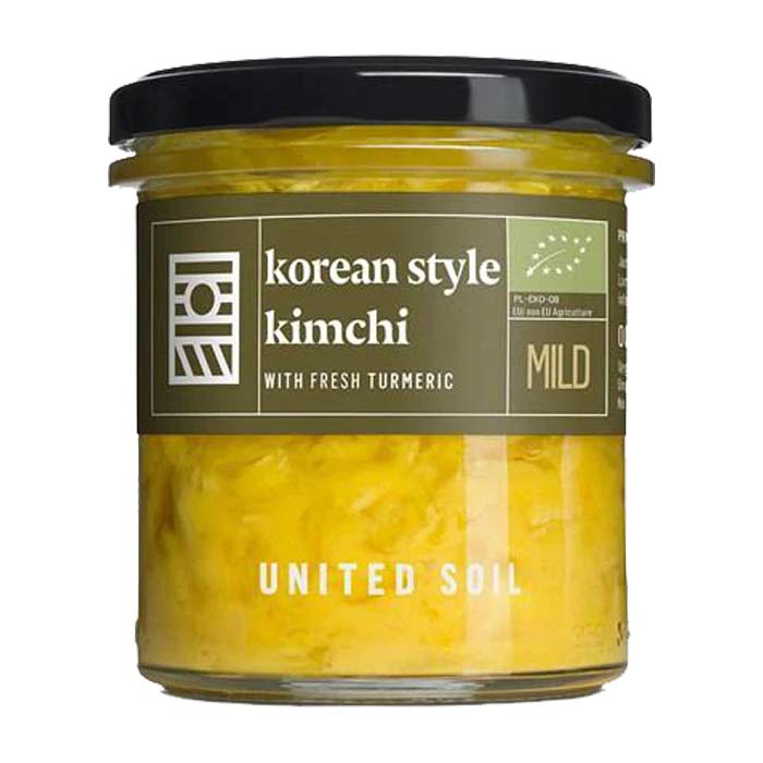 United Soil - Organic Korean Style Kimchi - Fresh Turmeric, 290g