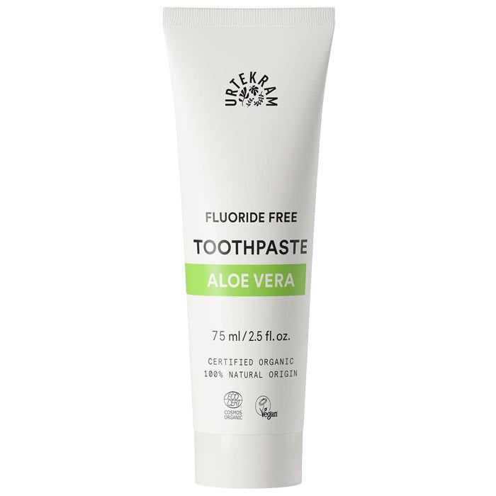 Urtekram - Organic Toothpaste - Aloe Vera, 75ml
