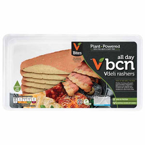 VBites - Vegetarian All Day Bacon Vdeli Streaky Rashers, 115g