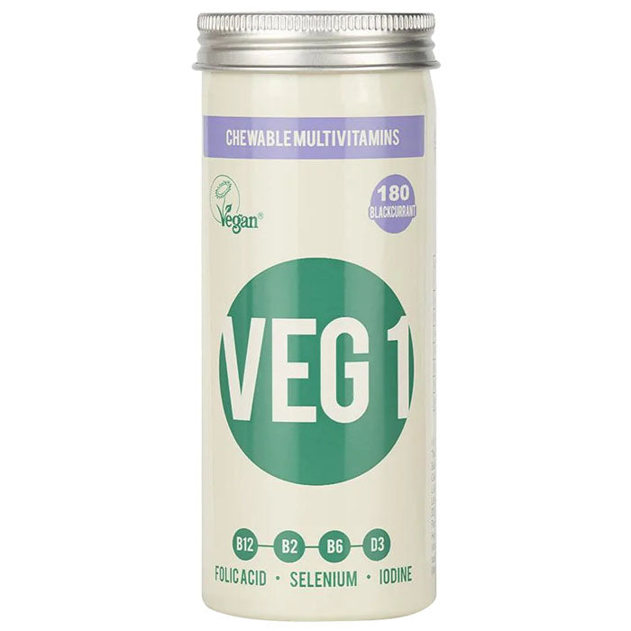 Veg1 Multivitamin Chewable Tablets Blackcurrant Flavour Multiple