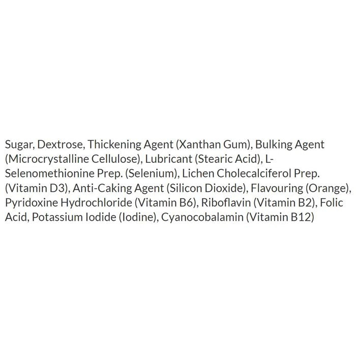 Veg1 - Multivitamin Chewable Tablets - Orange Flavour, 180 Tablets - Back