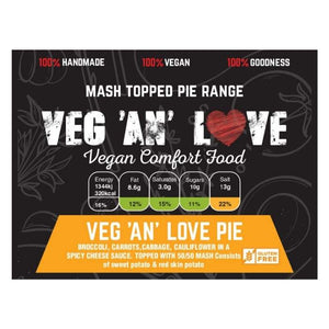 Veg 'AN' Love - Mash Topped Pie, 375g