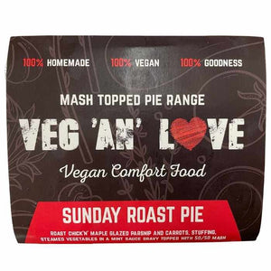 Veg 'AN' Love - Mash Topped Sunday Roast Pie, 375g