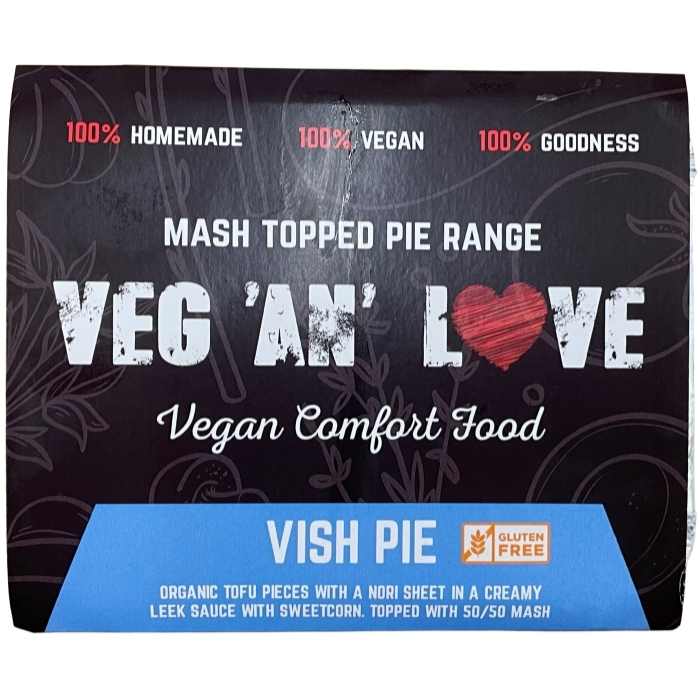 Veg An Love - Vish Pie, 425g - front