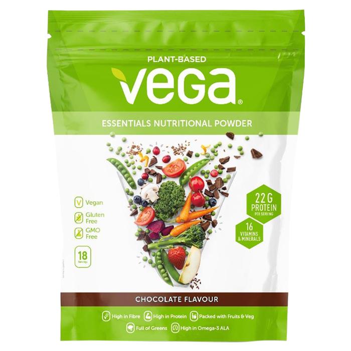 Vega - Essentials Protein - Chocolate, 648g_Front