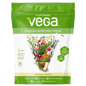 Vega - Essentials Protein Powder Vanilla Flavour, 612g