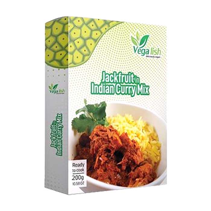 Vegalish - Shredded Jackfruit - Indian Curry Mix, 200g 