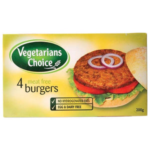Vegetarians Choice - Meat-Free Burgers, 200g