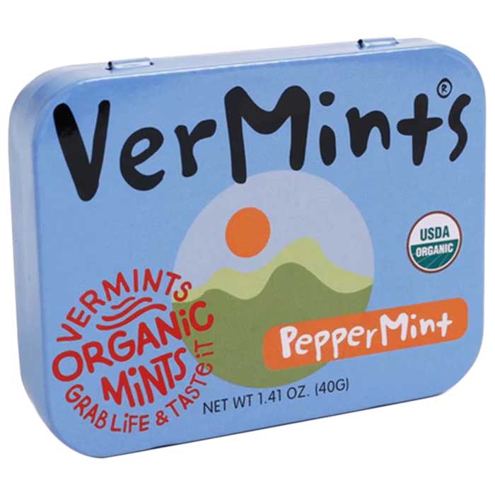 VerMints - Organic Mints - Peppermint, 40g