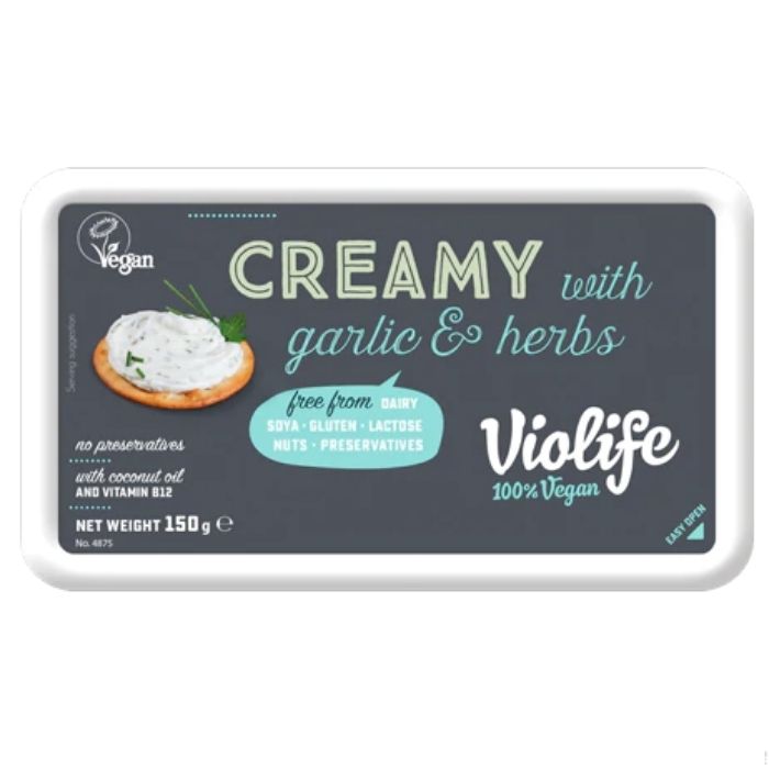 Violife - Creamy Garlic & Herb Spread, 150g - front