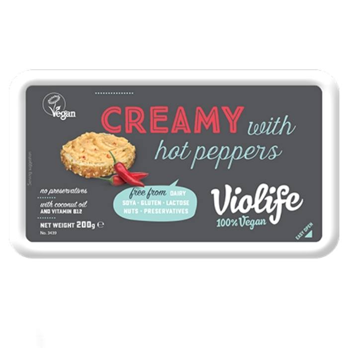 Violife - Creamy Hot Peppers Spread, 200g - front