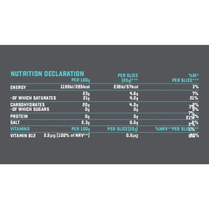 Violife - Mozzarella Flavour Slices, 200g - Nutrition Declaration