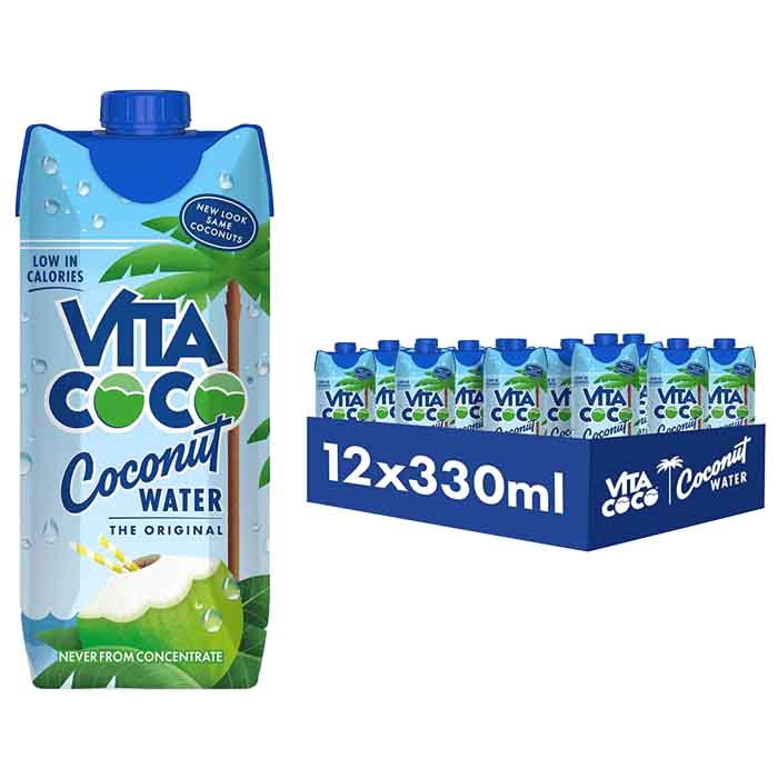 Vita Coco - Pure Coconut Water, 330ml  Pack of 12