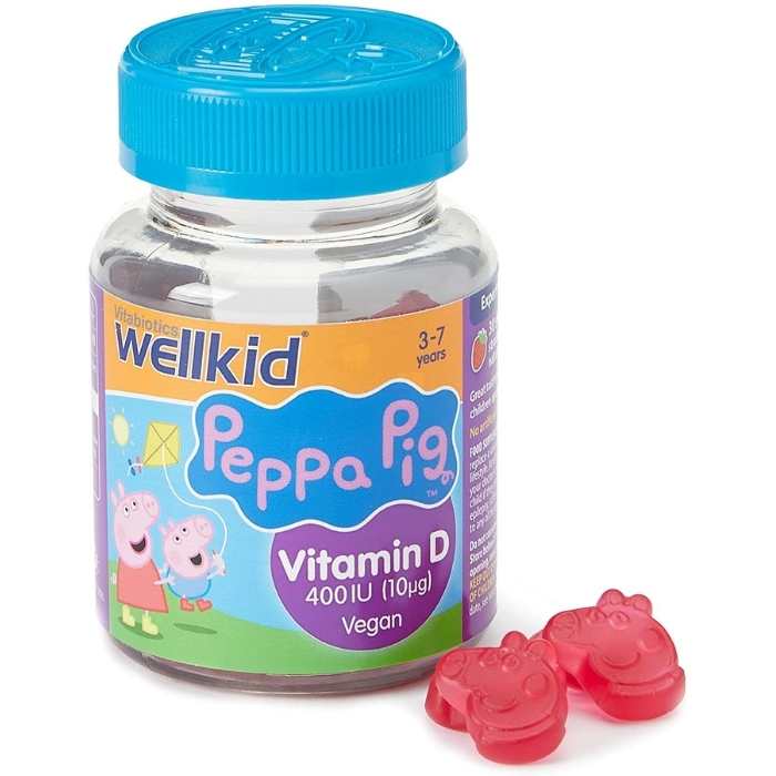 Vitabiotics - Wellkid Peppa Pig Vitamin D Soft Jellies, 30 Pastilles