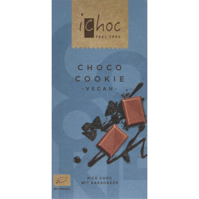 iChoc - Rice Chocolate Bar, 80g Choco Cookie
