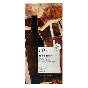 Vivani - Organic Dark 85% Cocoa Chocolate, 100g | Pack of 10