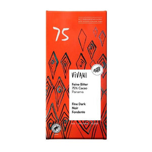 Vivani - Organic Fine Dark Chocolate 70-75% Cacao, 100g | Pack of 10 | Multiple Options