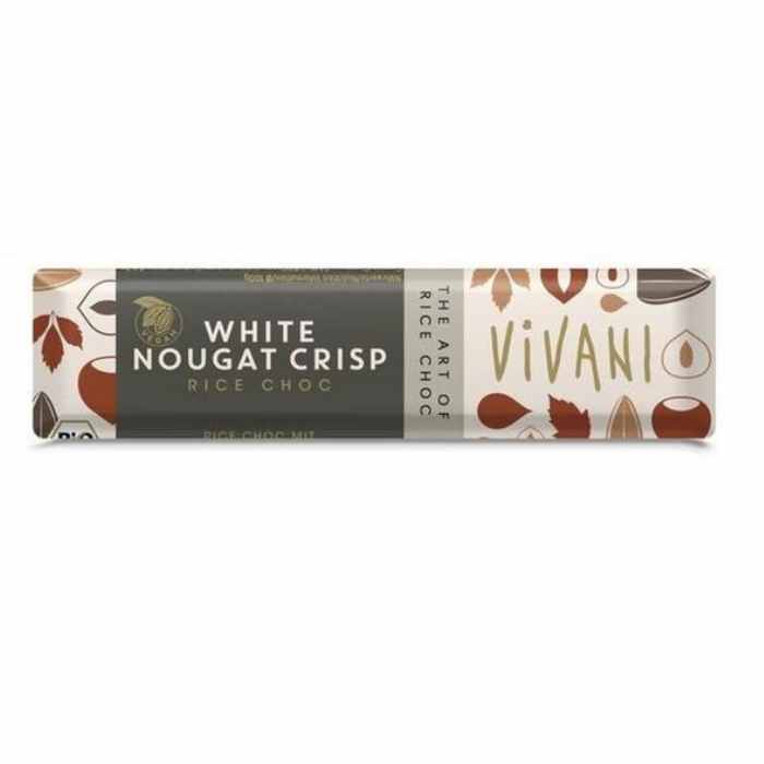 Vivani - Organic Rice Chocolate Bar white nougat crisp 1 pack