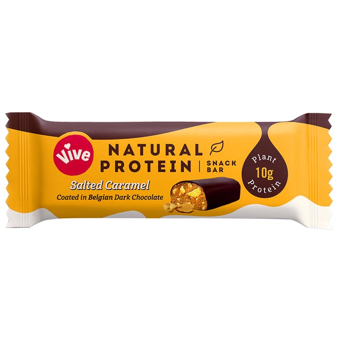 Vive - Natural Indulgent Protein Snack Bars - Salted Caramel, 49g