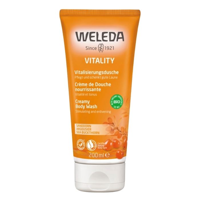 Weleda - Sea Buckthorn Creamy Body Wash, 200ml - Front