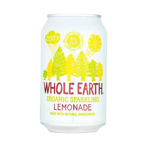 Whole Earth - Organic Sparkling Lemonade - Can, 330ml | Multiple Options