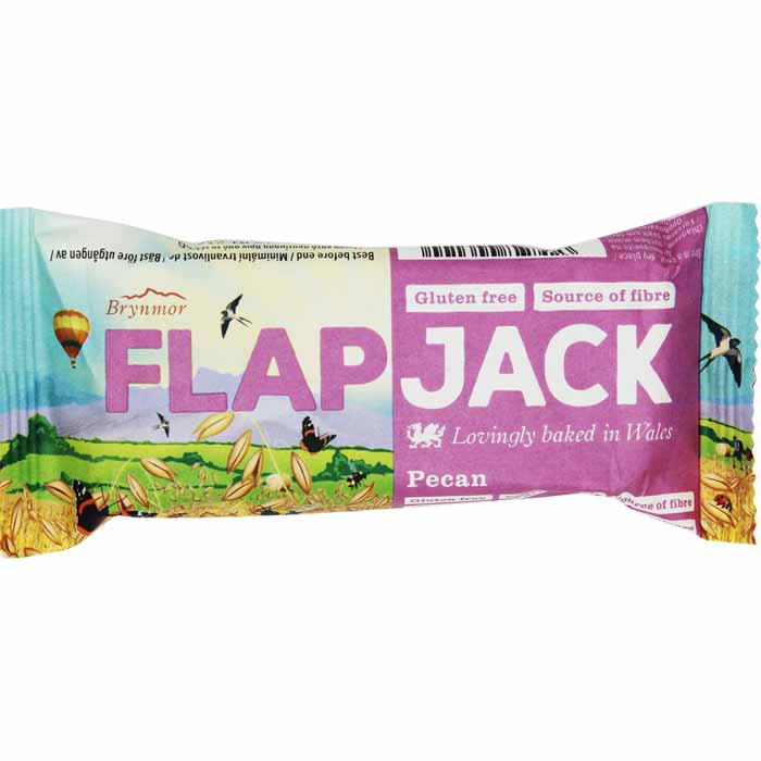Wholebake - Gluten-Free Flapjacks - Pecan (1 Bar), 80g 