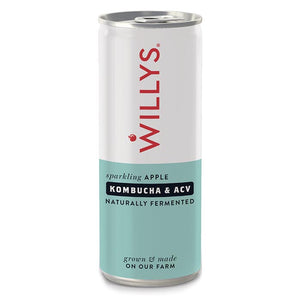 Willys - Sparkling Apple Drink with Kombucha & Apple Cider Vin, 250ml