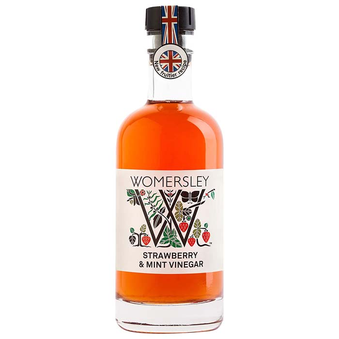Womersley - Fruit & Herb Strawberry and Mint Vinegar, 160ml