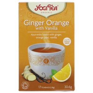 Yogi Tea - Ginger Orange With Vanilla Tea, 17 Bags | Multiple Options