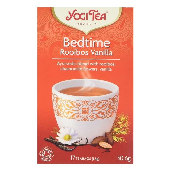 Yogi Tea - Organic Bedtime Rooibos Vanilla Tea, 17 Bags - front