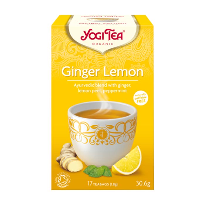 Yogi Tea - Organic Ginger Lemon Tea, 17 bags