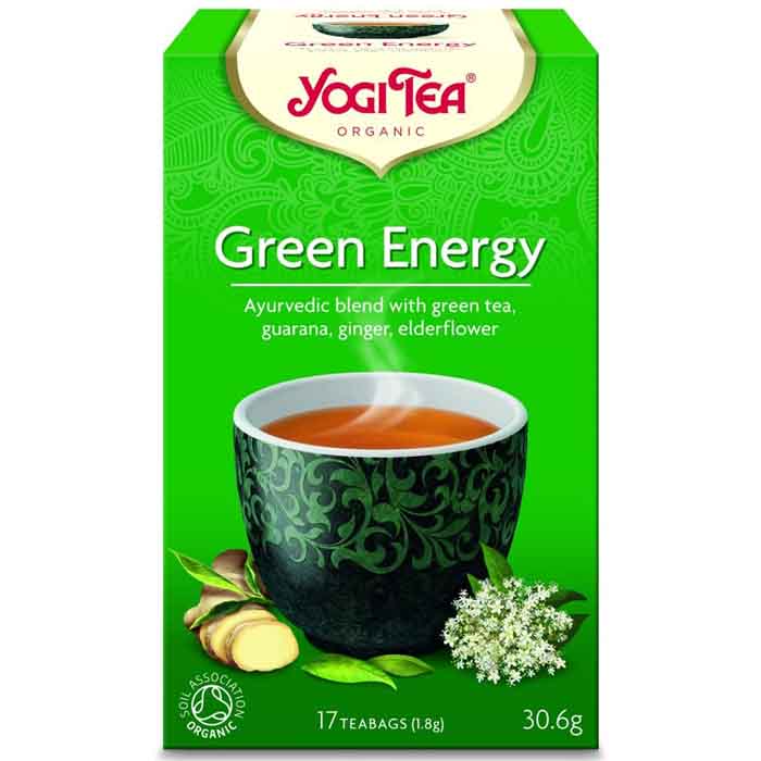 Yogi Tea - Organic Green Energy Tea, 17 Bags  Pack of 6