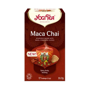 Yogi Tea - Organic Maca Chai, 17 Bags | Multiple Options