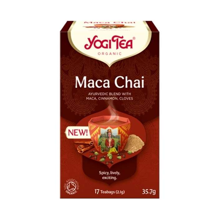 Yogi Tea - Organic Maca Chai, 17 Bags - front