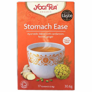 Yogi Tea - Organic Stomach Ease Tea, 17 Bags | Pack of 6