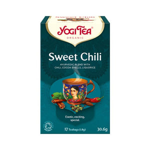 Yogi Tea - Organic Sweet Chilli Tea, 17 Bags | Pack of 6