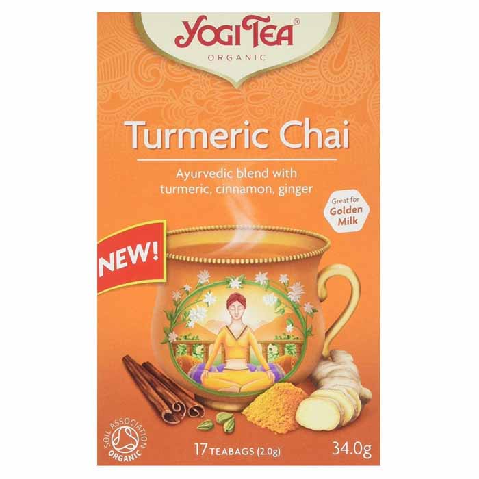 Yogi Tea - Organic Turmeric Chai Tea, 17 bags