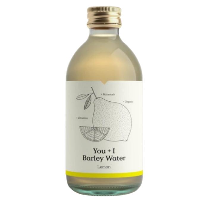 You + I - Organic Barley Water Lemon, 330ml - front