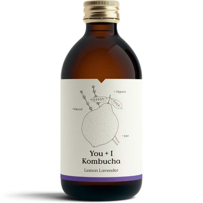 You + I - Organic Kombucha Lemon Lavender, 330ml - front