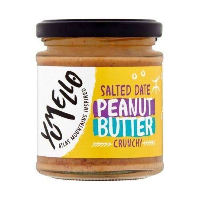 Yumello - Crunchy Salted Date Peanut Butter, 250g - front