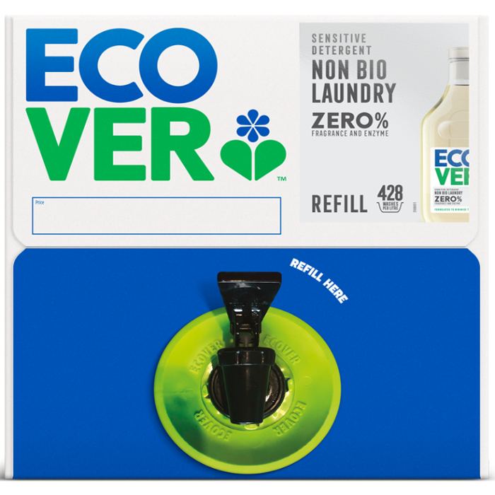 Ecover - Laundry Liquid Zero Non-Bio Sensitive Refill Box 15L